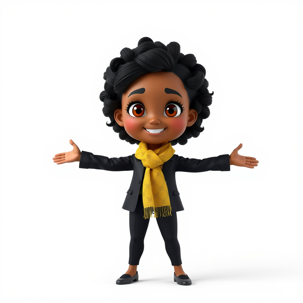 Charming Kid Rigged and Animated Character Model Low-poly 3D model_2