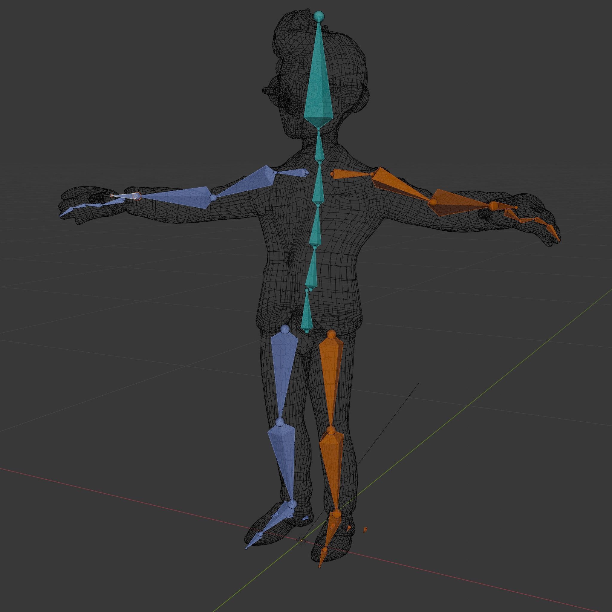 Smart Businessman in Suit  Rigged and Animated D Character Model Low-poly 3D model_6