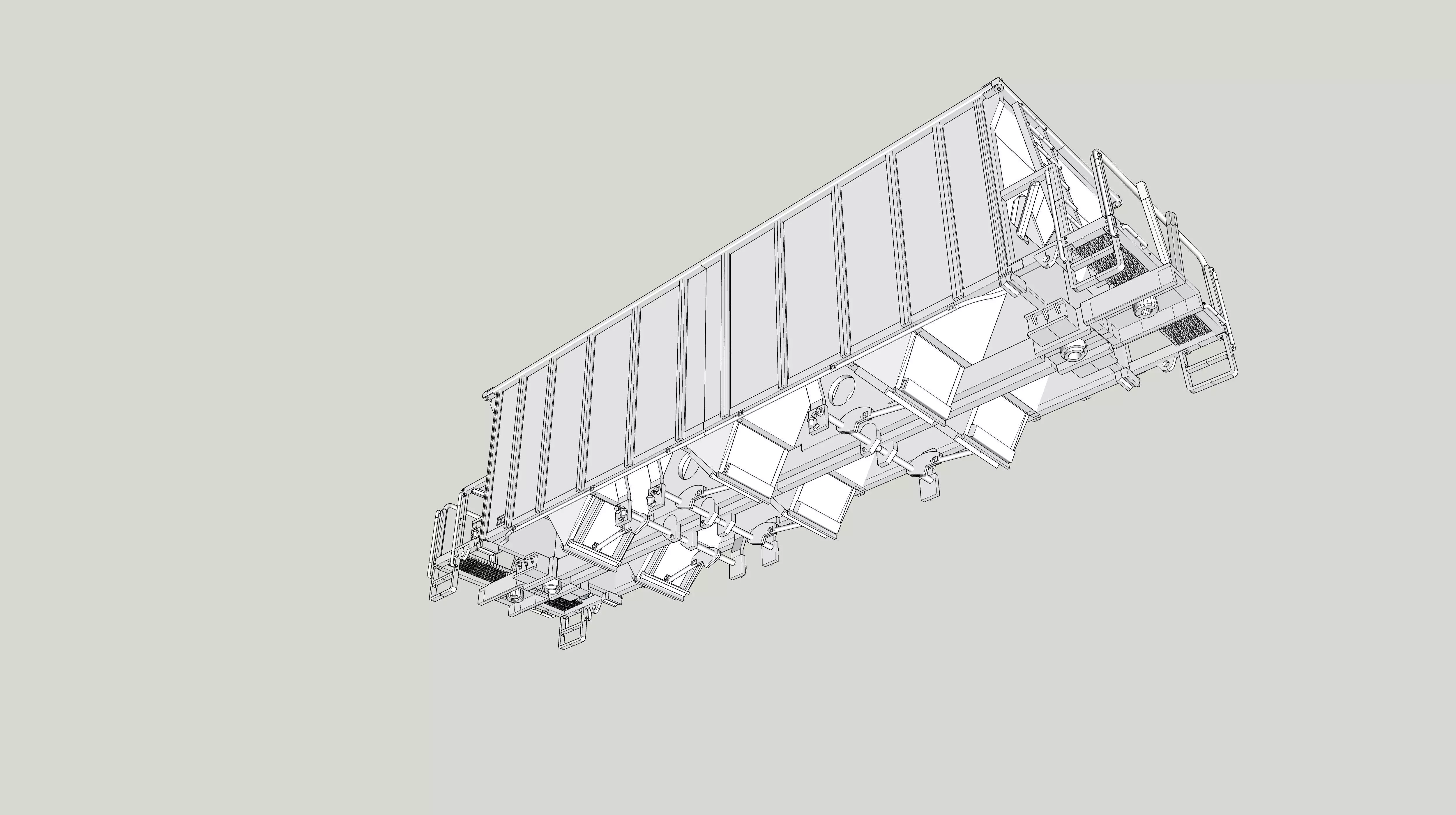Dura-Max Hopper HO O N Scales 3D print model_6
