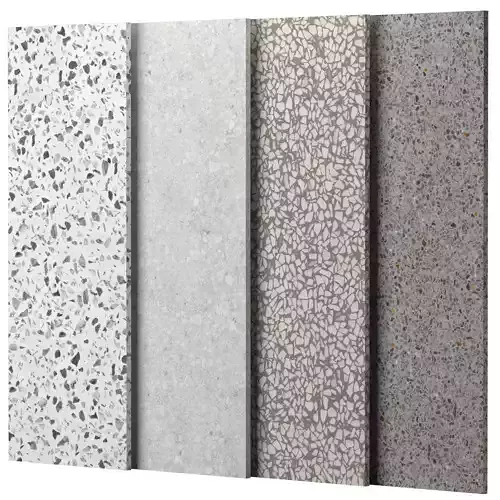 Terrazzo Porcelain tiles - set 02