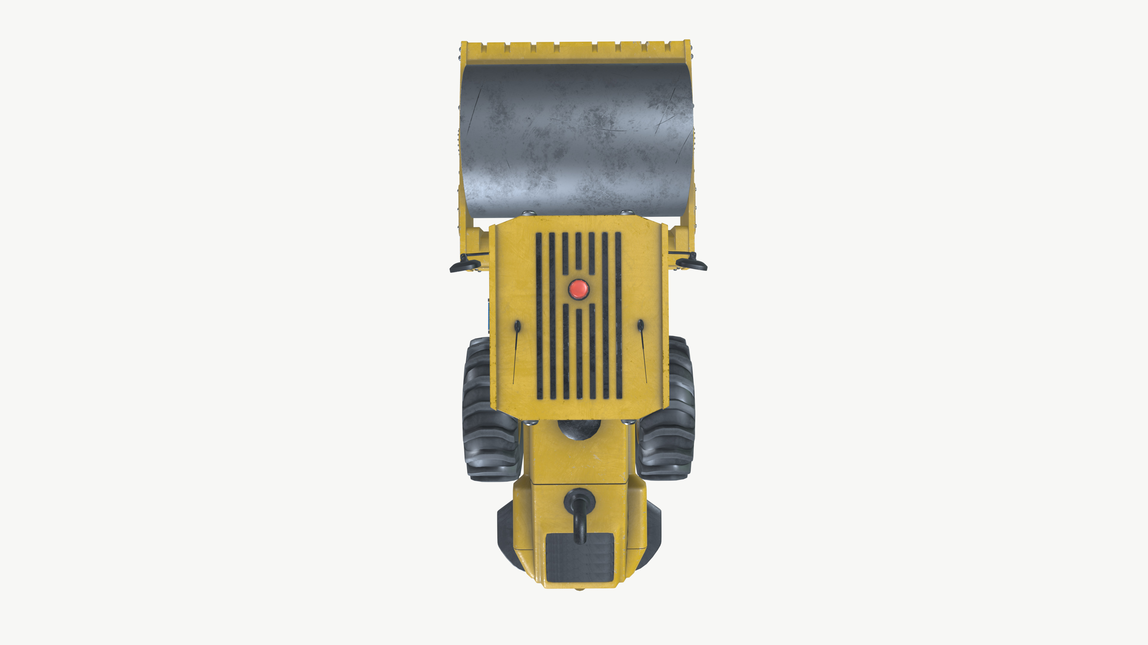 Road Roller 3D model_5