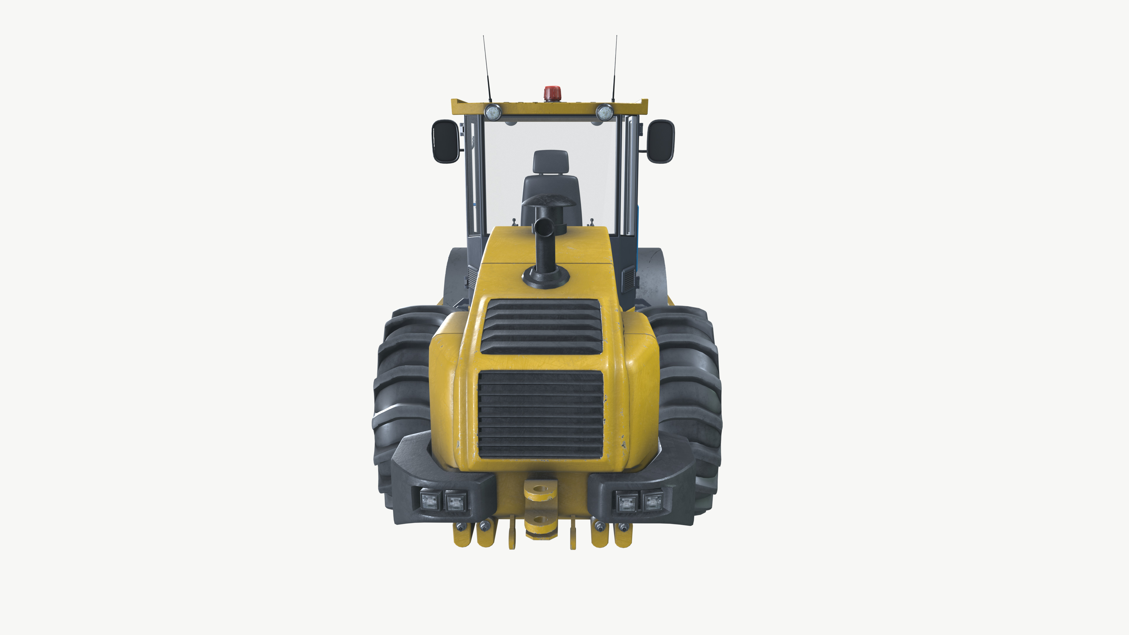 Road Roller 3D model_4