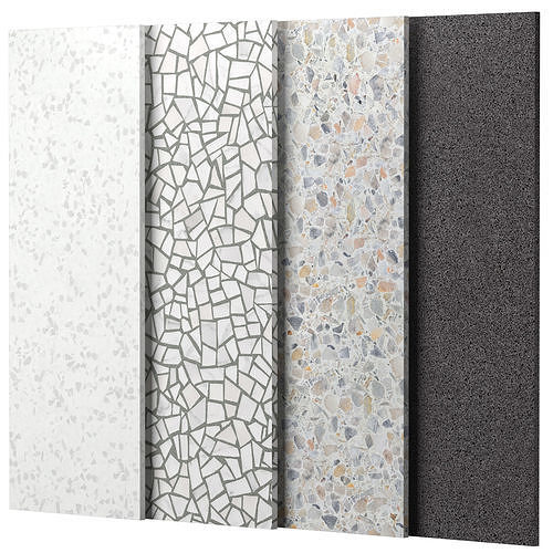 Terrazzo Porcelain tiles - set 03 Texture