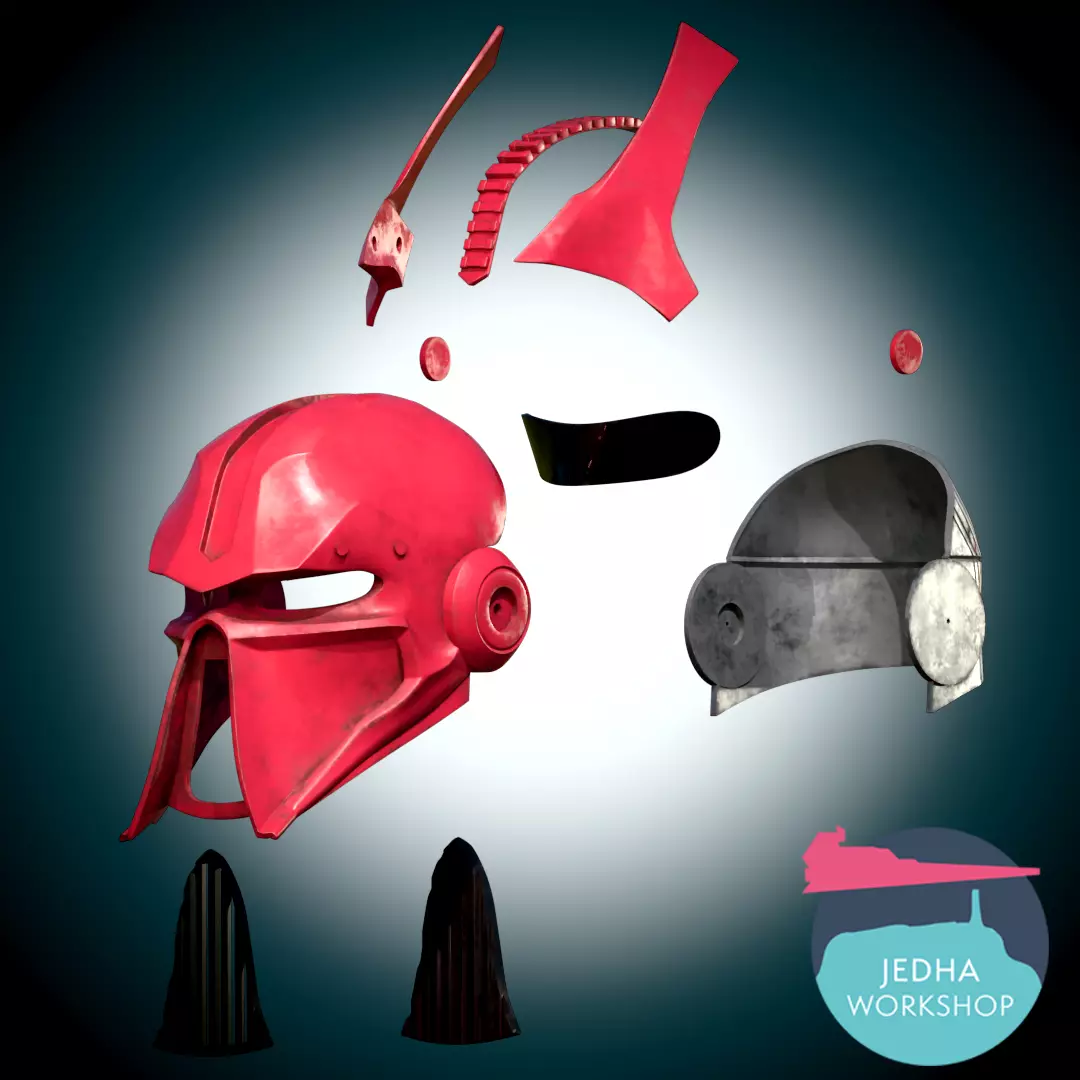 Defiler Helmet 3D Print Files Empire at War Forces of Corruption 3D print model_5