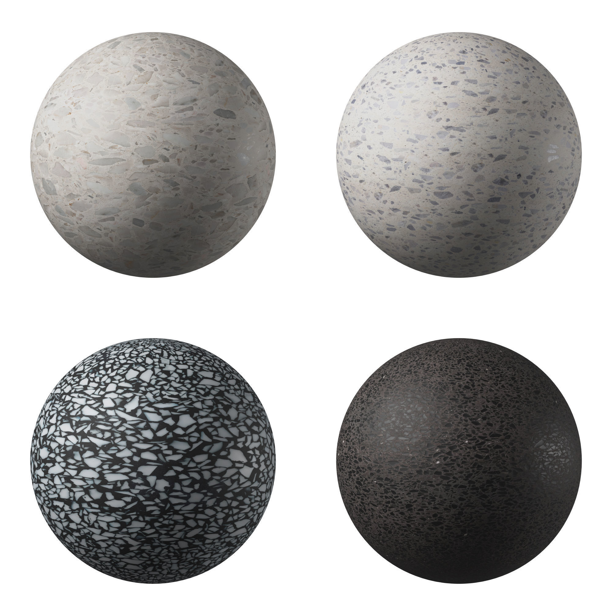 Terrazzo Porcelain tiles - set 04 Texture_1