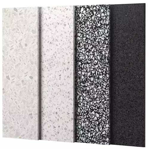 Terrazzo Porcelain tiles - set 04