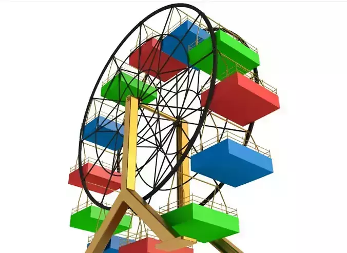 Ferris Wheel Colorful