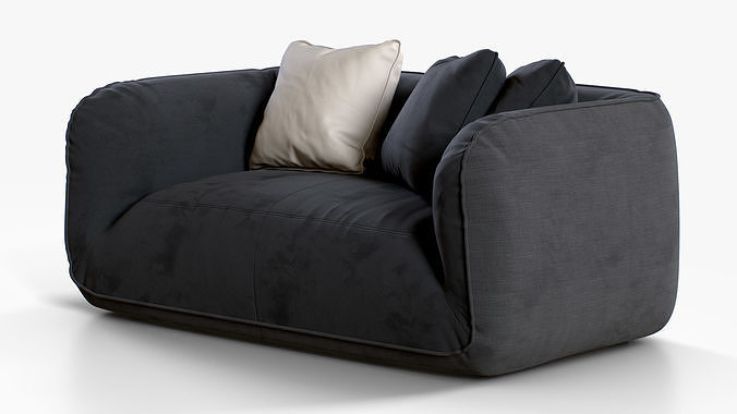 Calligaris Fashion Supersoft 3D model 2