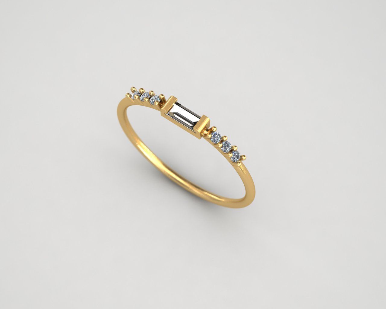 Minimalist Baguette 3D print model_1