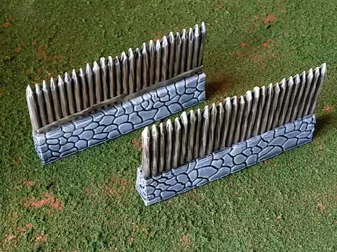 Fantasy palisade Free 3D print model