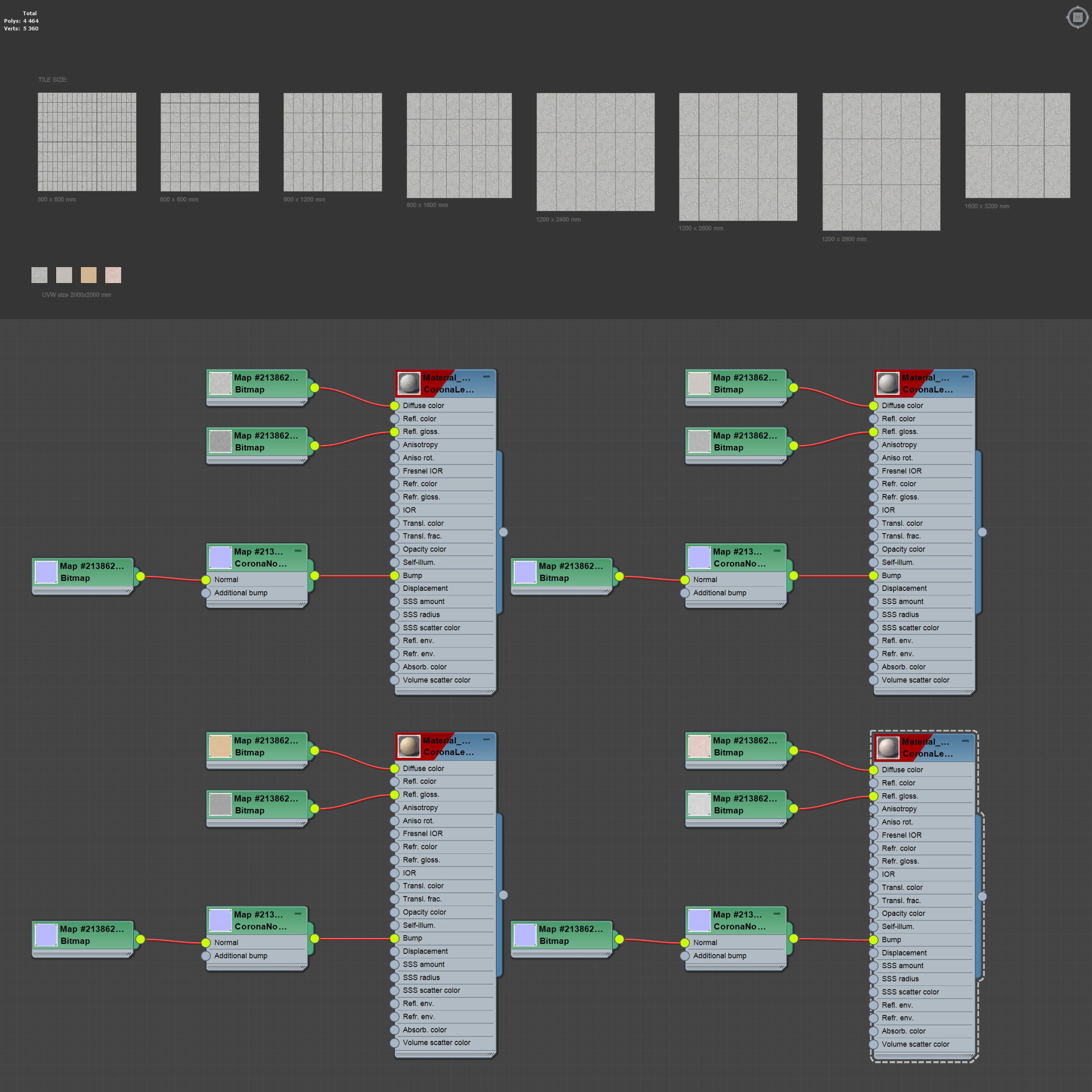 Terrazzo Porcelain tiles - set 05 Texture_7