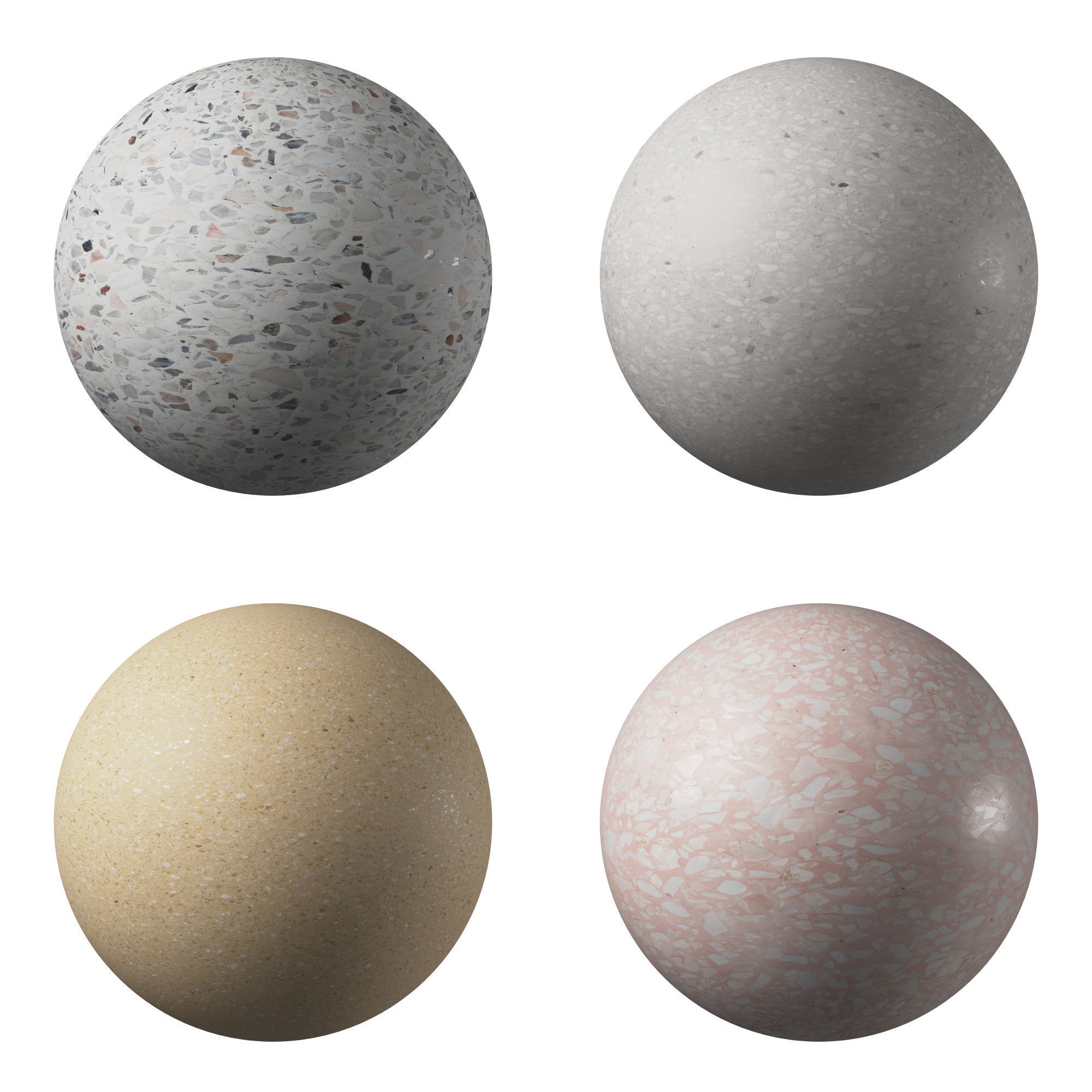 Terrazzo Porcelain tiles - set 05 Texture_1