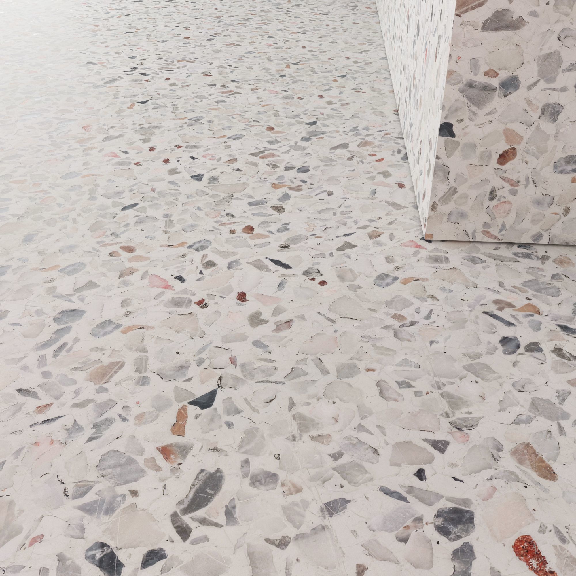 Terrazzo Porcelain tiles - set 05 Texture_3