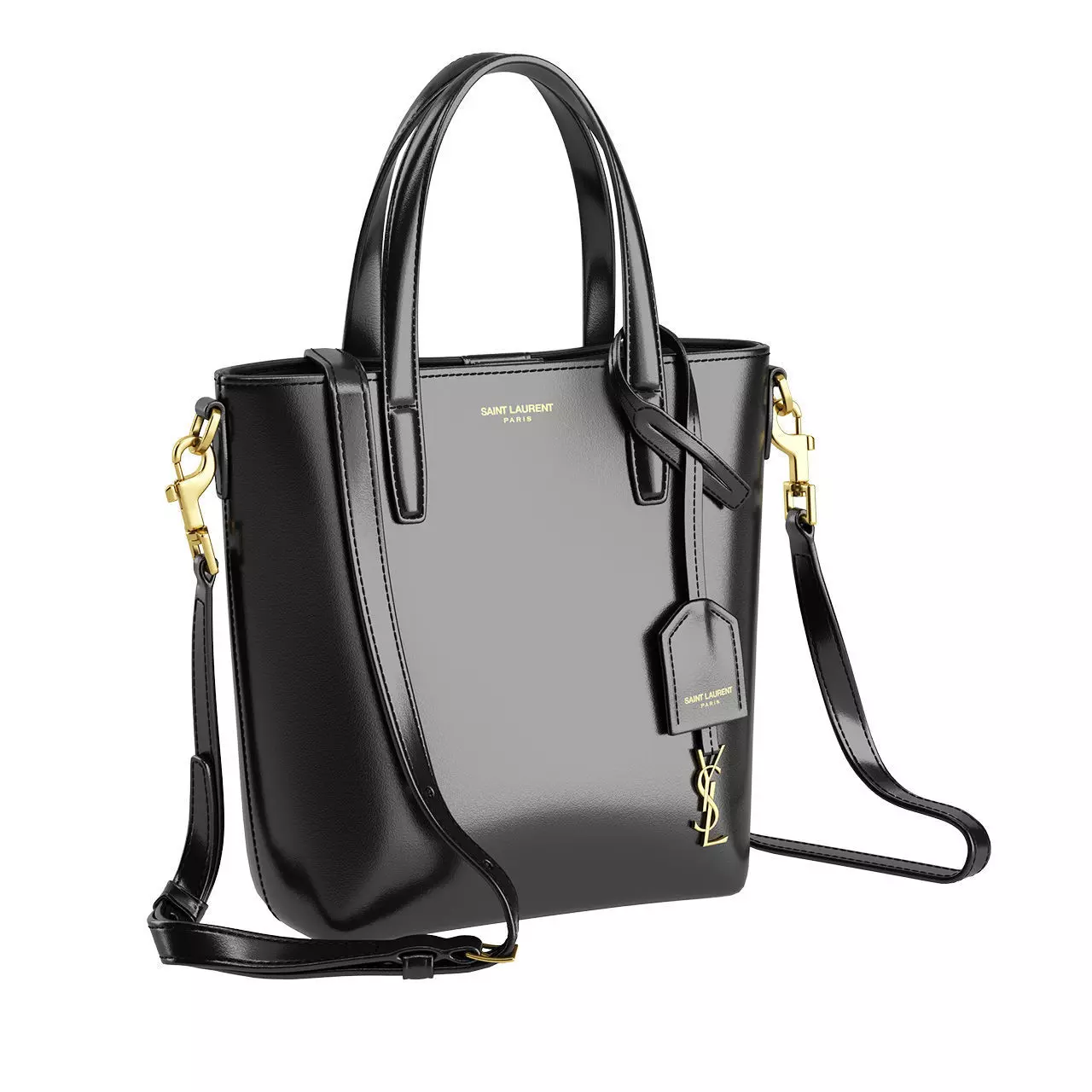 Mini Toy Shopping Bag by Saint Laurent 3D model_0