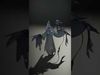 Mysterious Raven Mage Character Model Rigged and Animated Low-poly 3D model_2