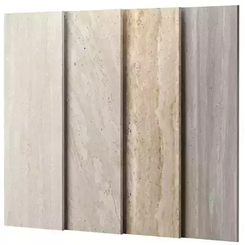 Travertine Porcelain tiles - set 01