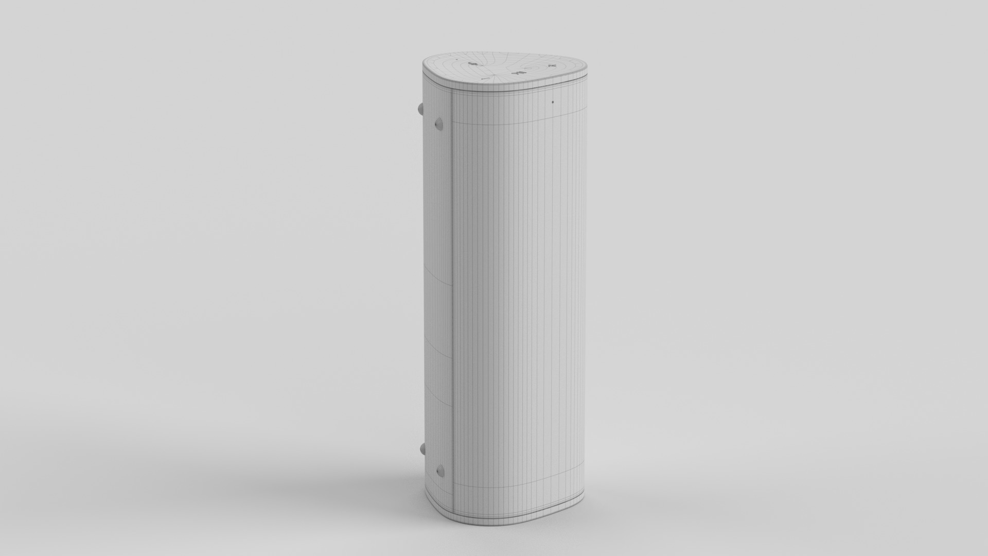 Ultra Portable Smart Speaker Light Brown Low-poly 3D model_6