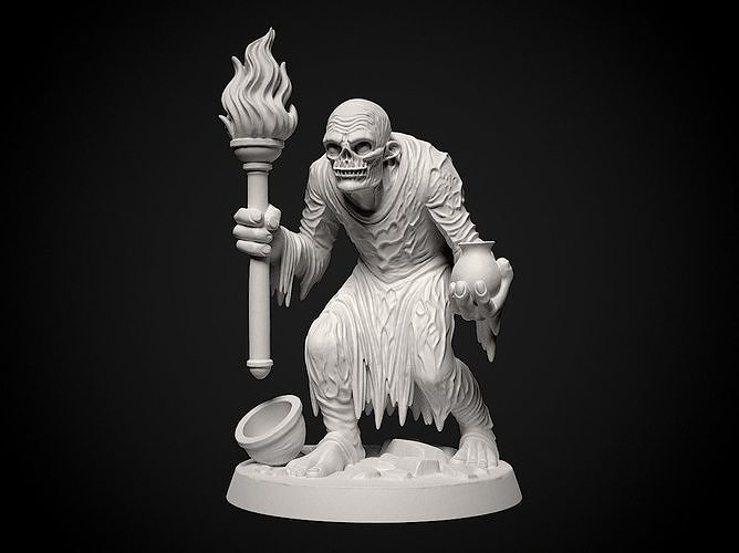 Miniature of Cursed Arsonist - 3d print model 3D print model
