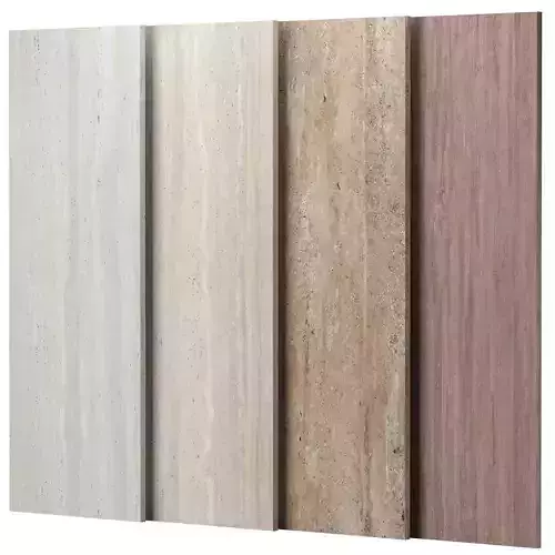 Travertine Porcelain tiles - set 03