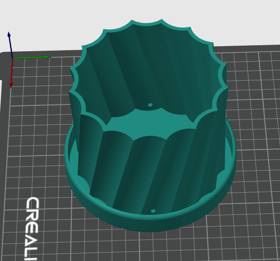 Twisted Spiral Flower Pot  3D print model_2
