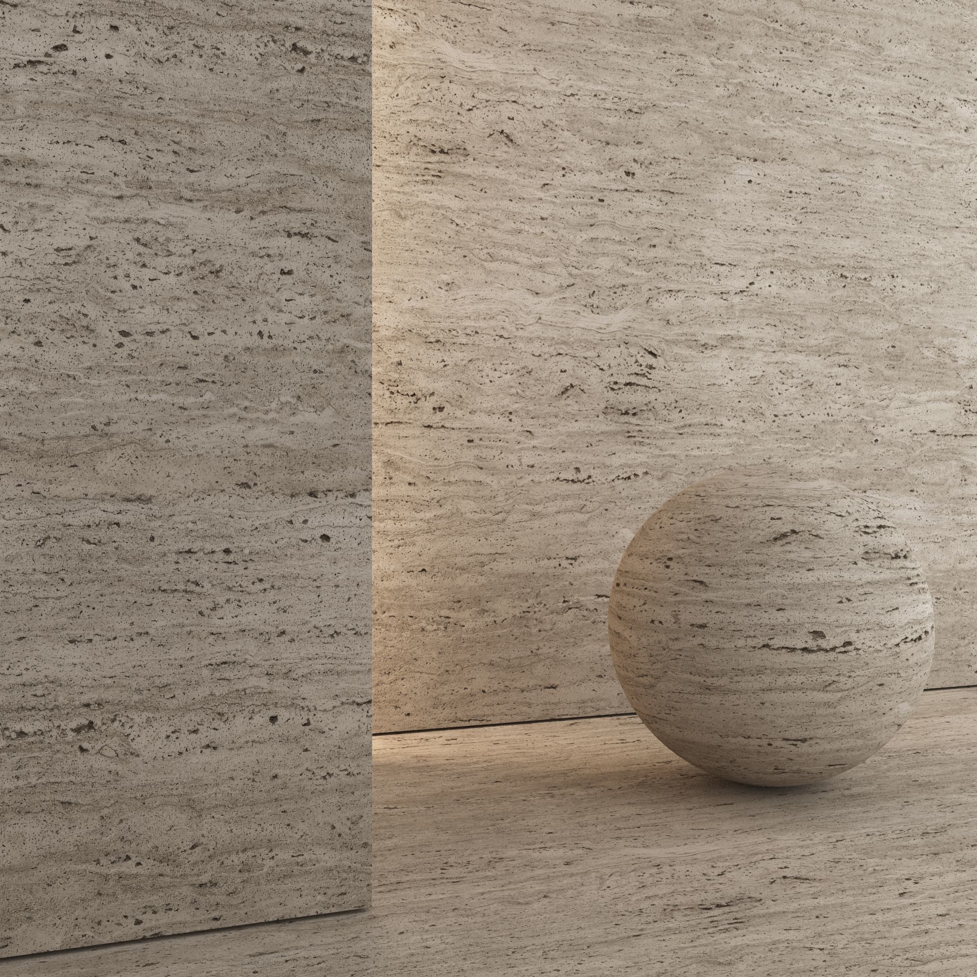 Travertine Porcelain tiles - set 04 Texture_6
