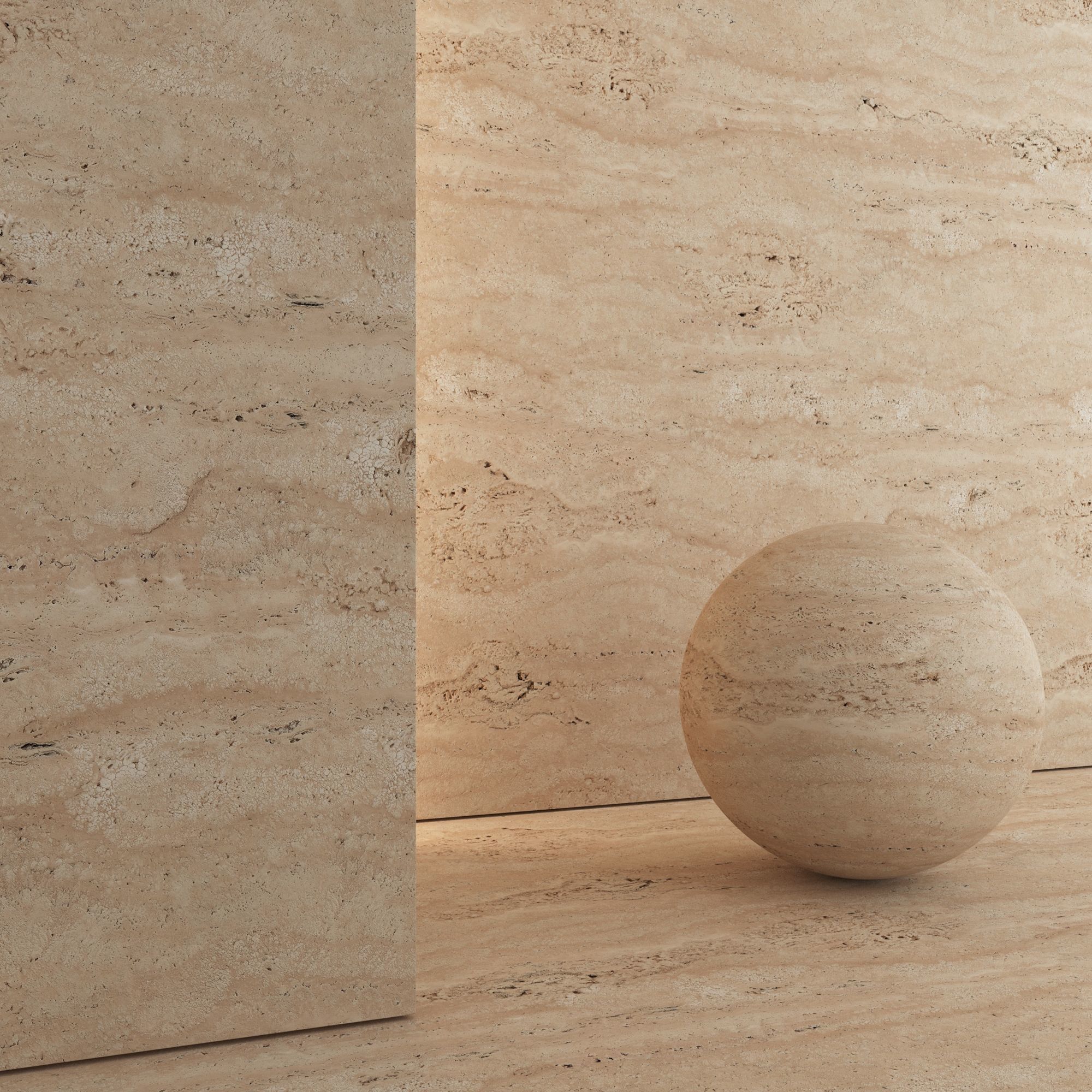 Travertine Porcelain tiles - set 04 Texture_5