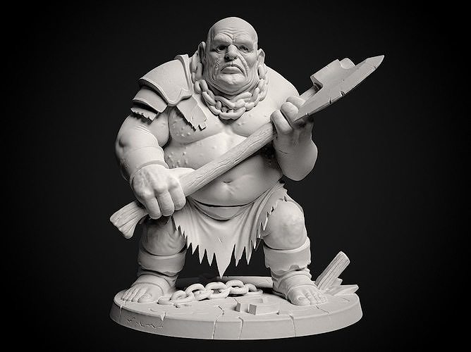 Miniature of Cursed Executioner - 3d print model 3D print model