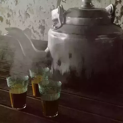  Indian Chai Kettle with Glass