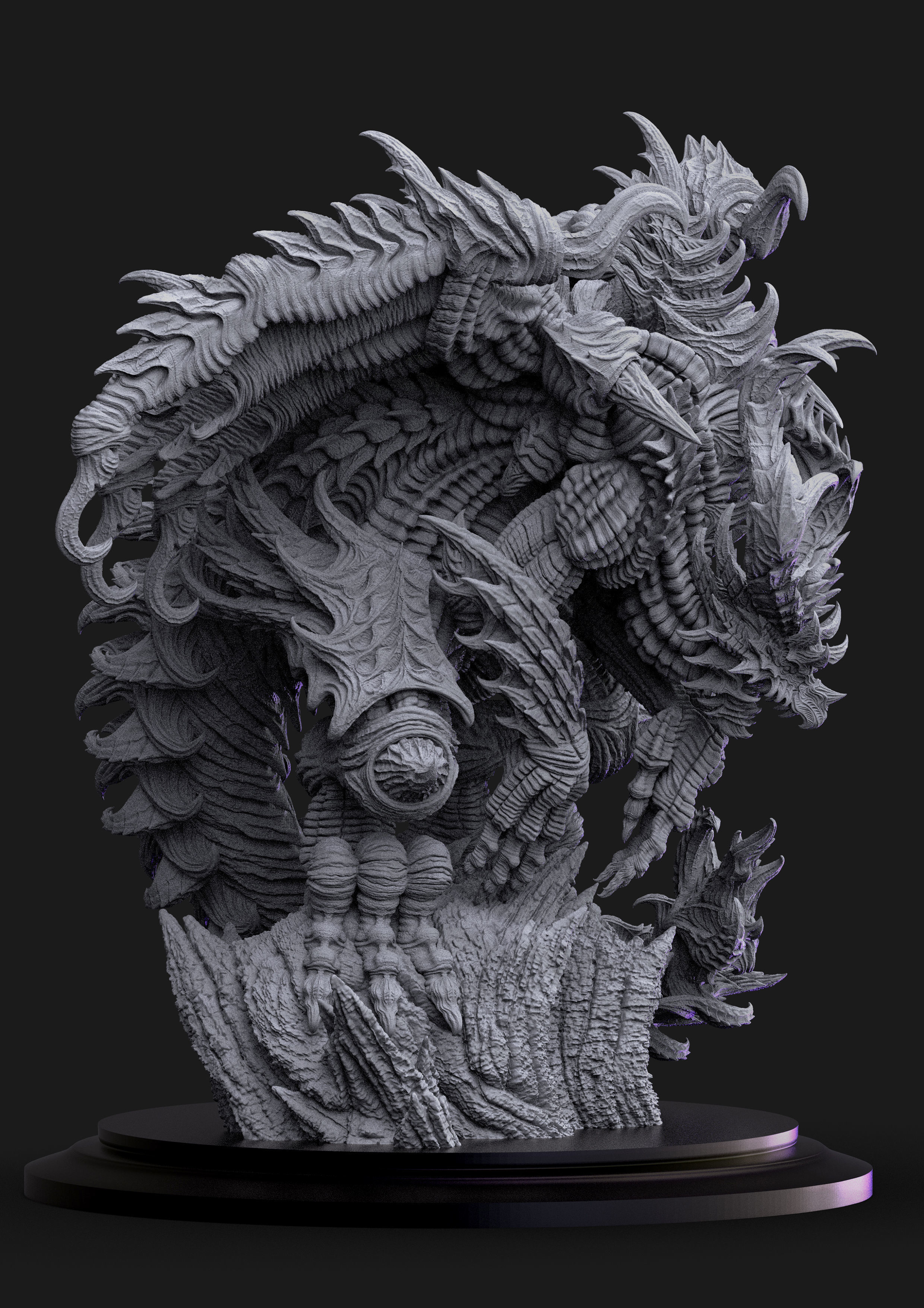 dragon figure game toy 3D assets 3D print model 3D print model_2