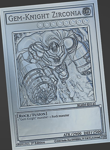 Gem-Knight Zirconia - yu-gi-oh 3D print model