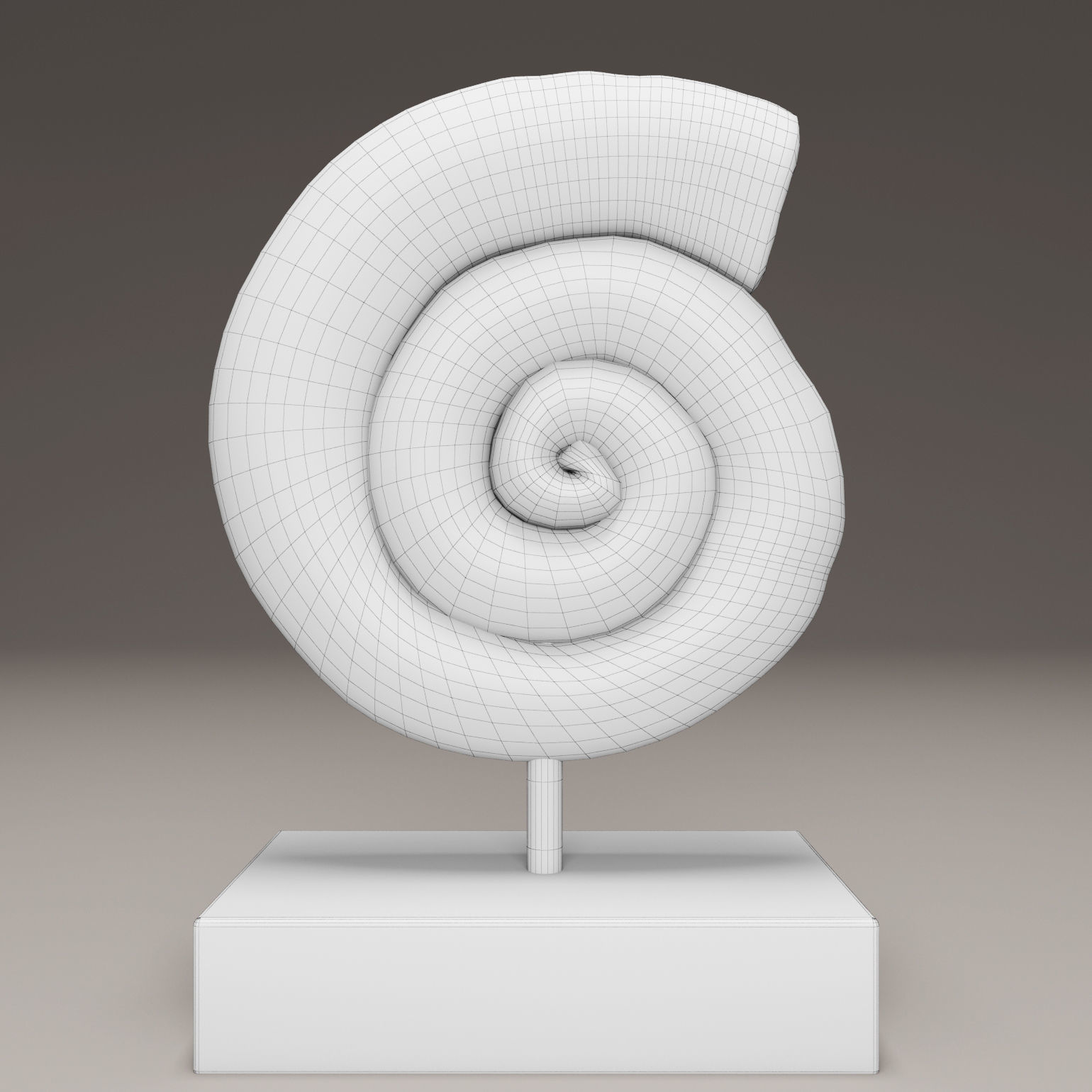 ammonite shell 1 3D model_5