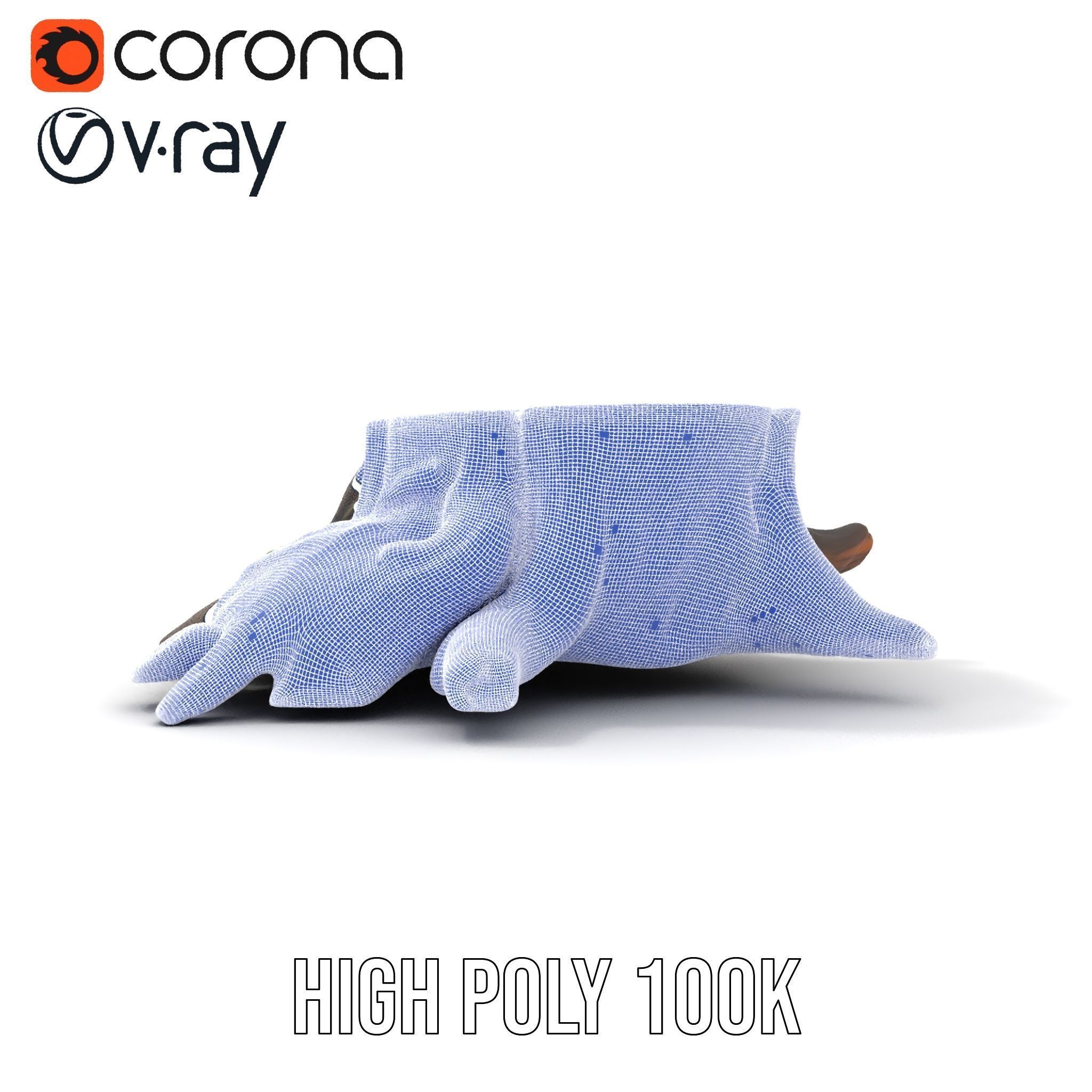 Mossy Tree Stump Model Pack for Realistic Environments Low-poly 3D model_33