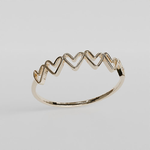 heart ring 3D print model