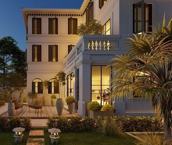  Exterior Villa Mode 3D model