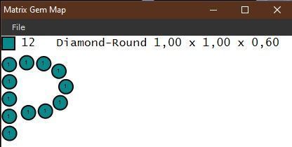 Alphabet ring letter P 3D print model_5