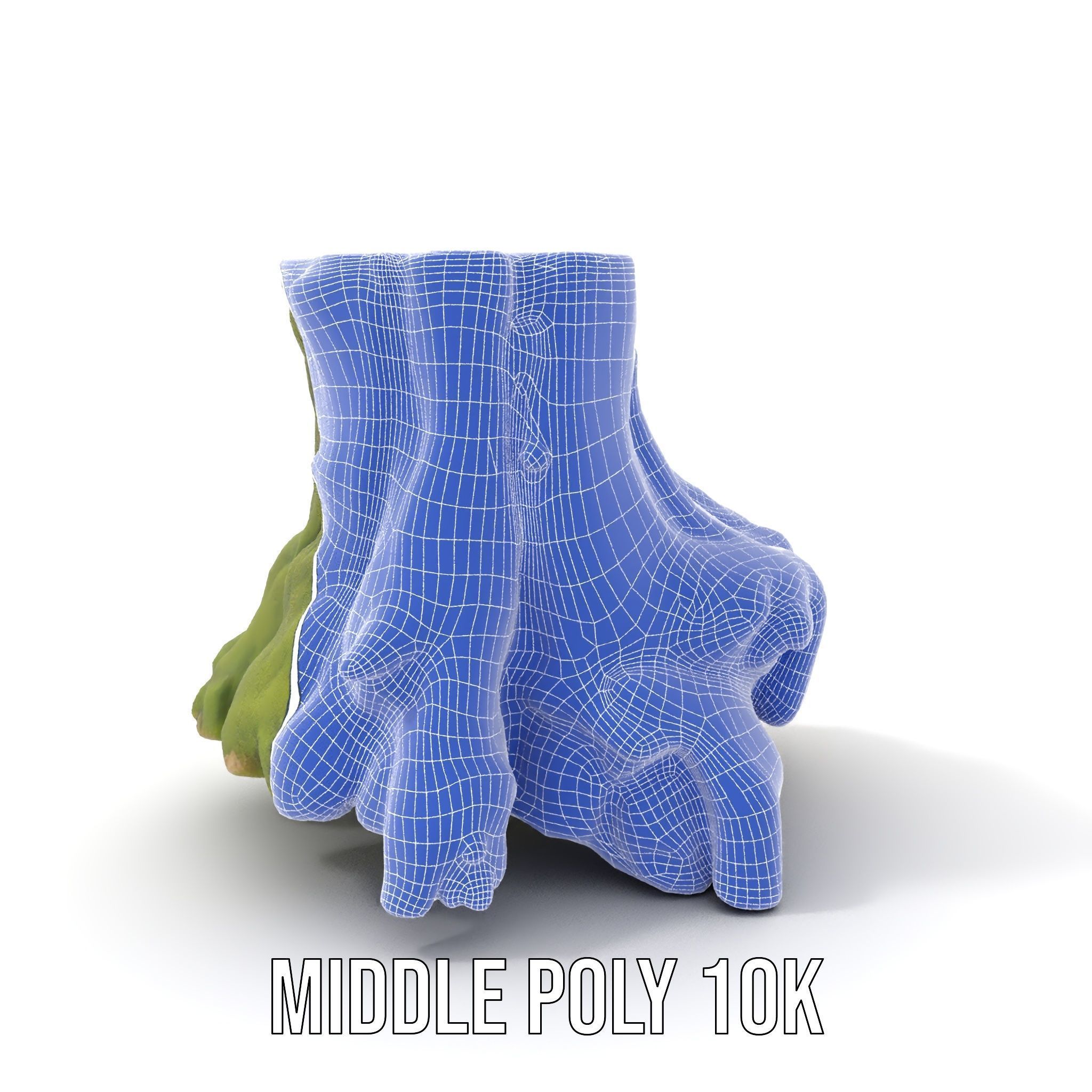 Realistic Tree Stump with Moss Model Pack Low-poly 3D model_18