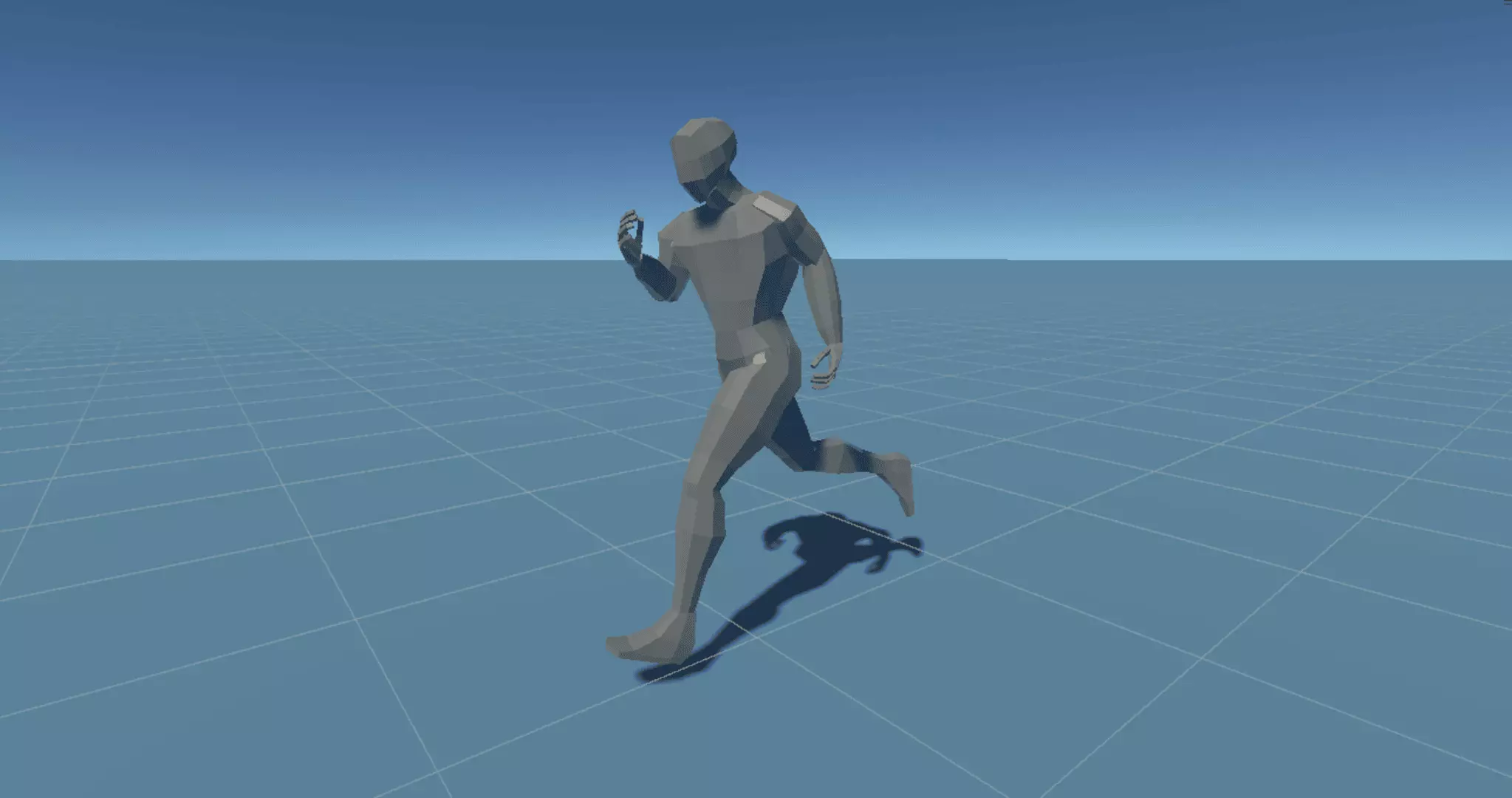 LowPoly Humanoid GameReady Rig Low-poly 3D model_0