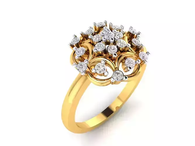 Women Ring Render 3dm STL MTL OBJ FBX Details