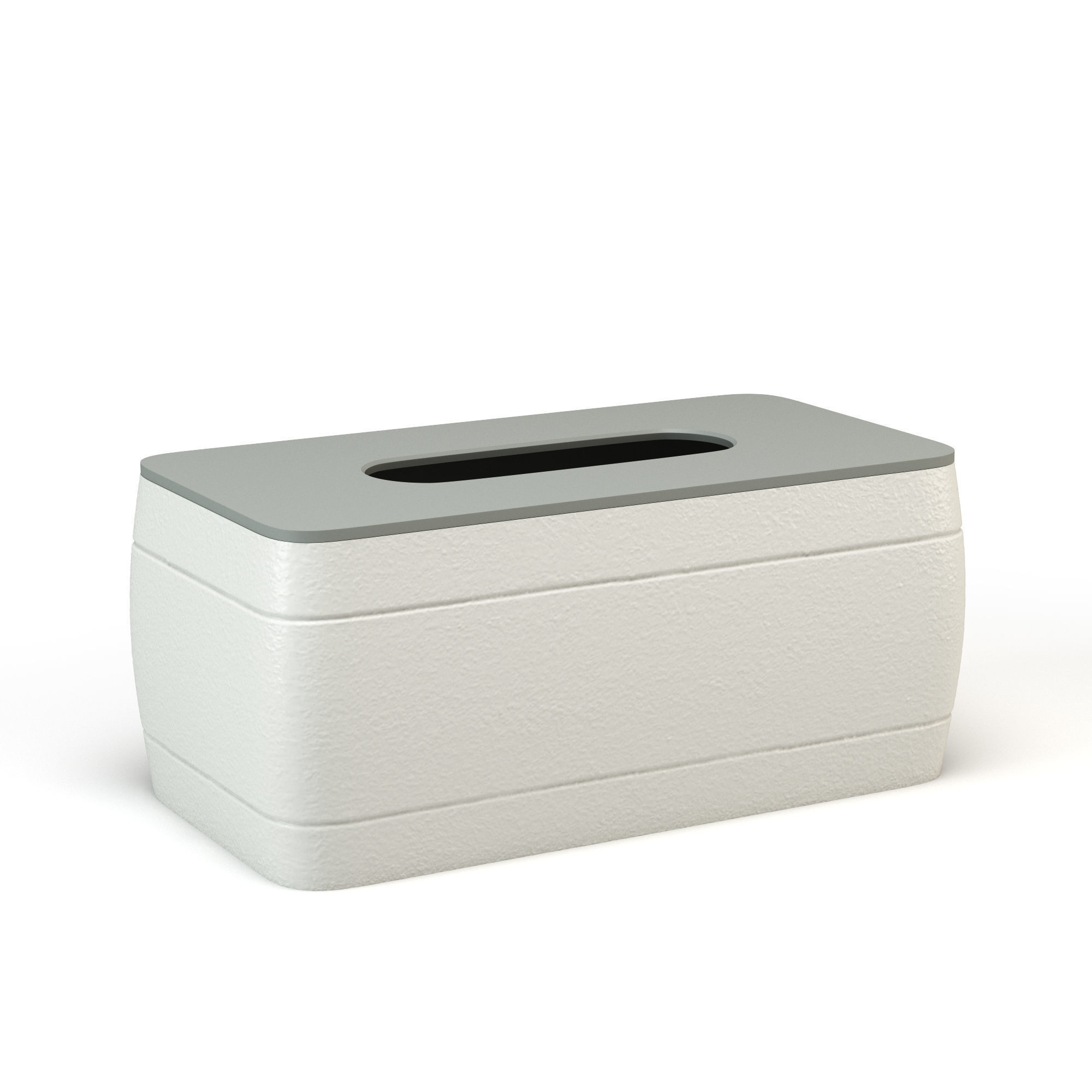 Decorative Set with plaster texture 3D print model_2