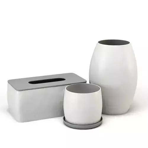 Decorative Set with rock texture