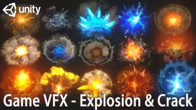 Unity Game VFX - Explosion and Crack