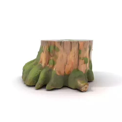 Mossy Tree Stump model pack with natural textures