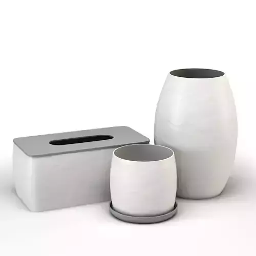 Decorative Set with rock texture