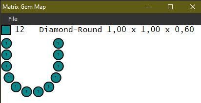 Alphabet ring letter U 3D print model_6