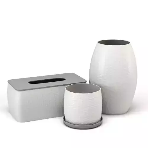 Decorative Set with snake skin texture