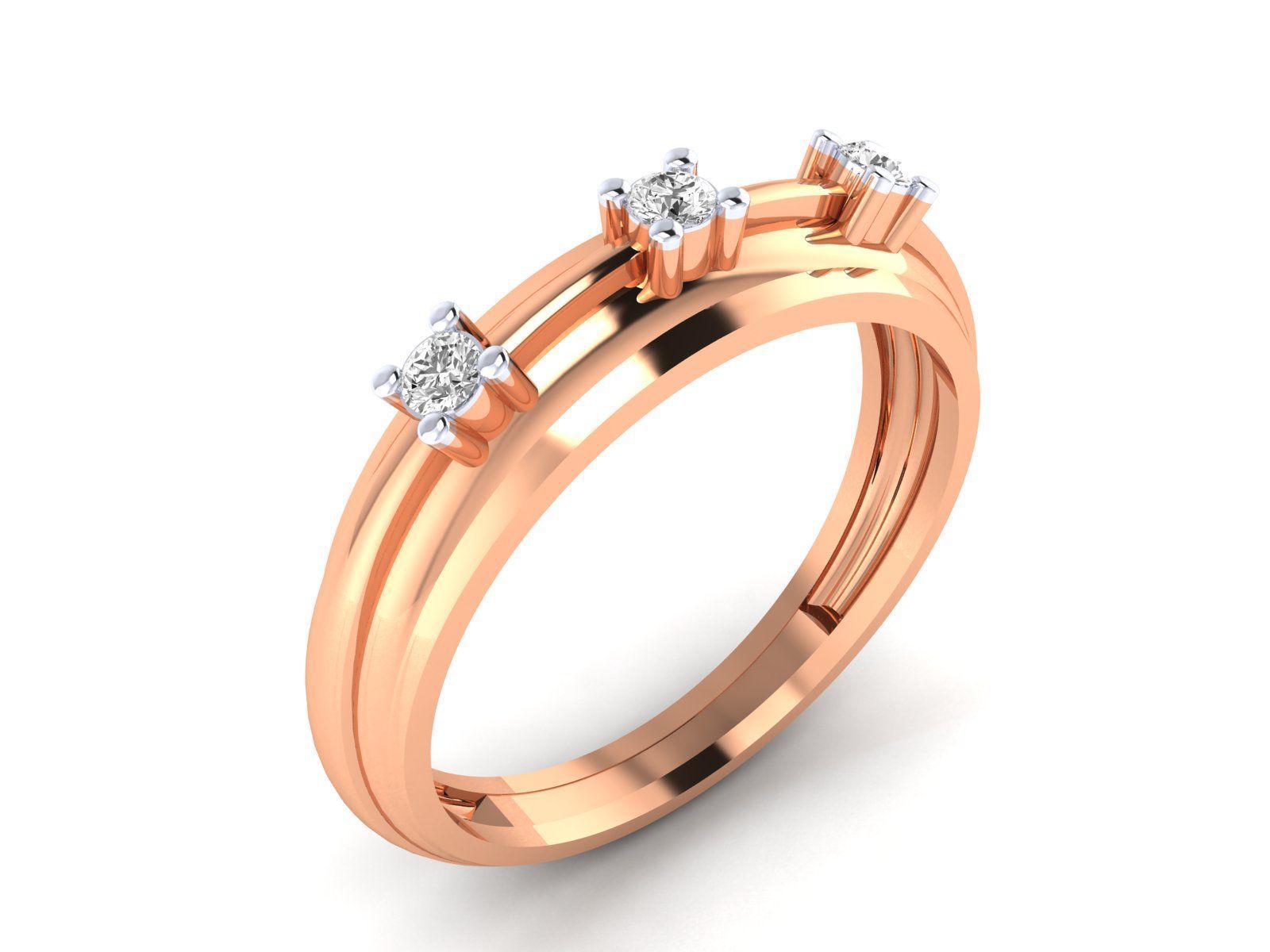 Women Ring  Render 3dm STL OBJ FBX MTLDetails 3D print model_1