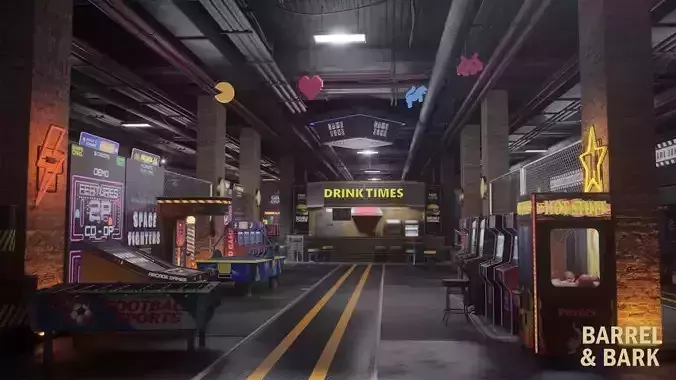 Game and Entertainment Area Environment