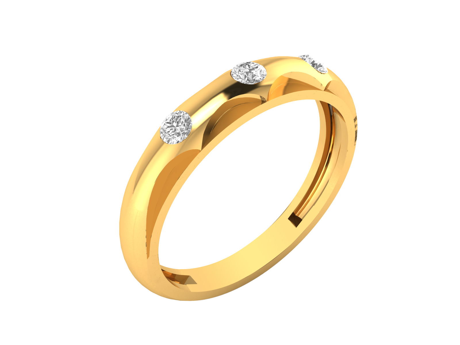 Women Ring  Render 3dm STL OBJ FBX MTLDetails 3D print model_3