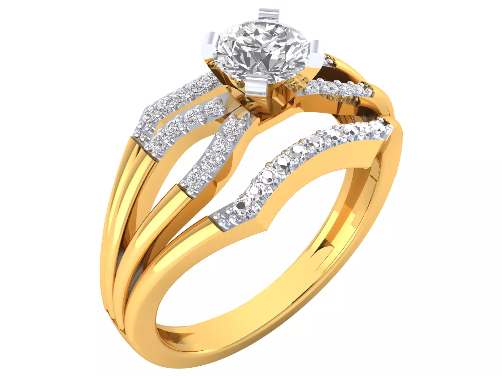 Women Ring Render 3dm STL OBJ FBX MTLDetails 3D print model