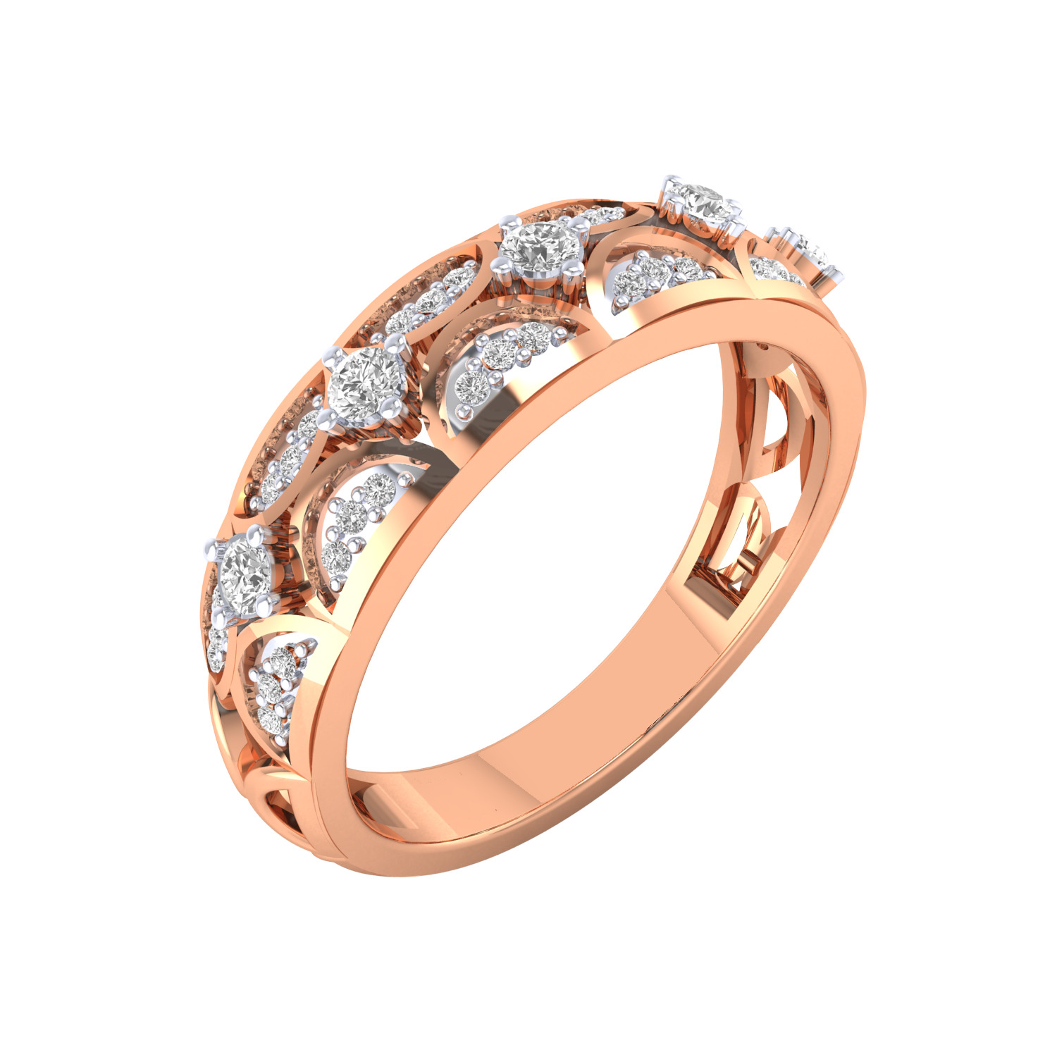 Women Ring Render 3dm STL OBJ FBX MTLDetails 3D print model_1
